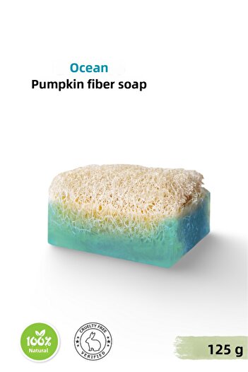 Vivessa Natural Pumpkin Fiber Ocean Breeze Soap