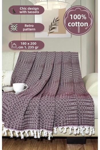 MODALİN Blanket Cotton Riona 180X200 cm