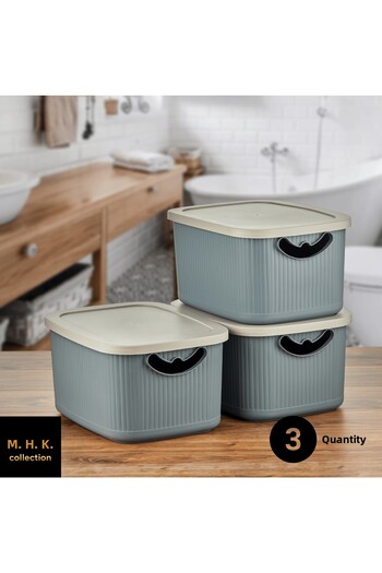 MHK Collection مجموعة من 3 حاويات تخزين
