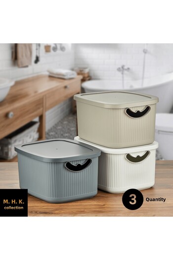 MHK Collection Set of 3 Storage Containers