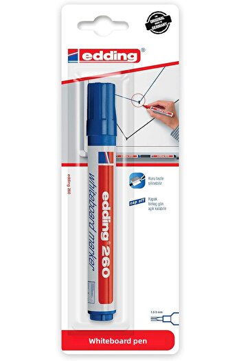 STOREMAX ED260B103 260 لوح كتابة أبيض فردي أزرق 1088605