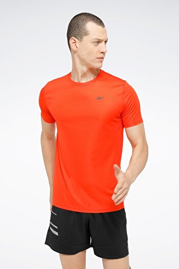 Reebok RUNNING TEE Πορτοκαλί ανδρικό κοντομάνικο μπλουζάκι