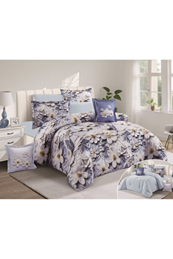 HOURS Man Horse Quilt Set 4 Pieces Woody Sheila-06