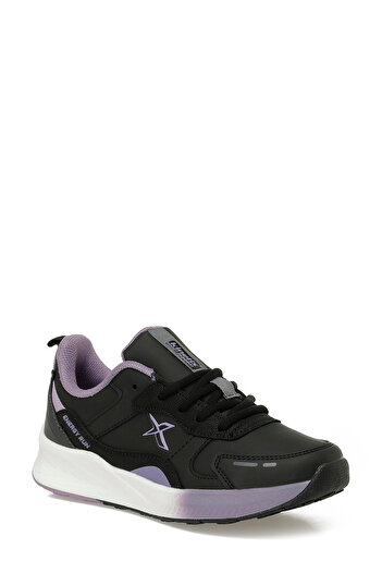 Kinetix Flight J Pu F 5Pr Black Girl's Sports Shoes