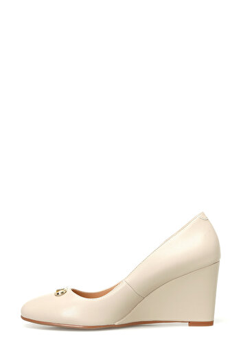 Nine West CANNES 3PR Bej Kadın Dolgu Topuk Ayakkabı