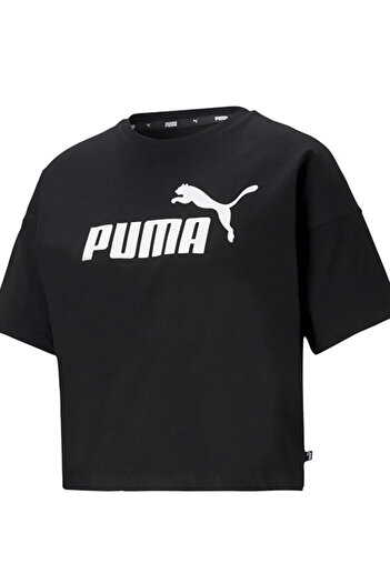 Puma Γυναικείο T-shirt Ess Cropped Logo Tee.