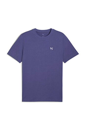 Puma ESS ELEVATED Tee Mor Erkek Kısa Kol T-Shirt