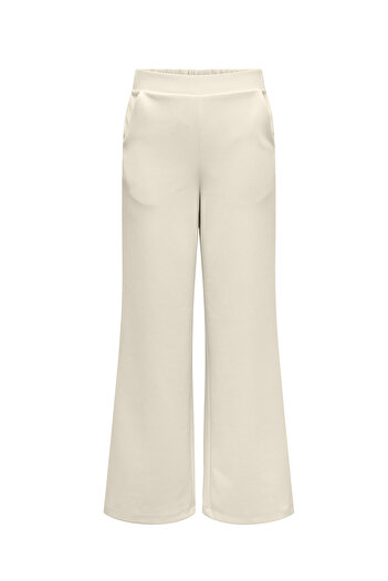 ONLY Onlalına Life Straıght Le Ecru Women's Sweatpants