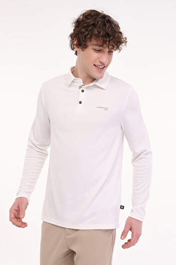 lumberjack Ml Luke 15Itl1080 5Fx White Men's Long Sleeve T-Shirt