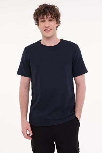 Kinetix Mb Cz Jk 11Bs101 5Fx Navy Blue Men's Short Sleeve T-Shirt