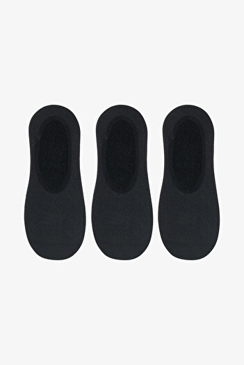 Penti Sporty Mesh 3-Piece Black Ballerina Socks