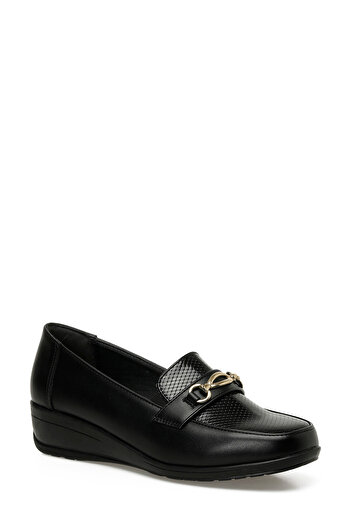 Polaris 165041.Z5PR Siyah Kadın Loafer