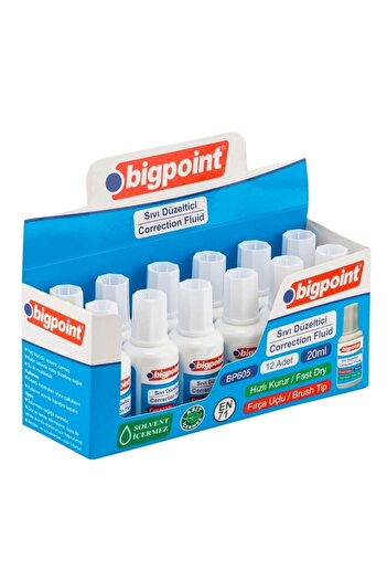 Bigpoint 20 Ml Liquid Eraser - Box of 12