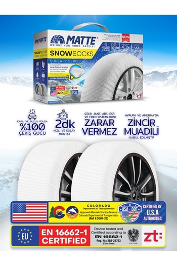 Matte Kar Çorabı - Super X Series
