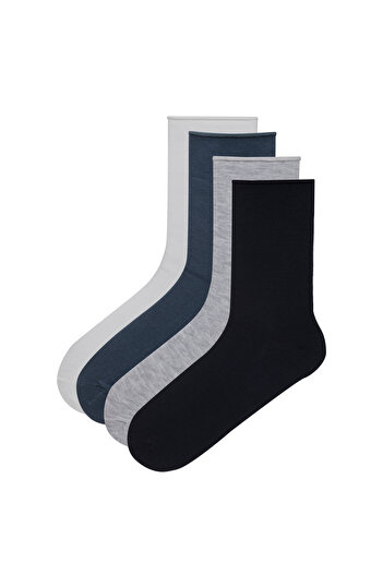Penti Simple 4-Piece Blue Socks