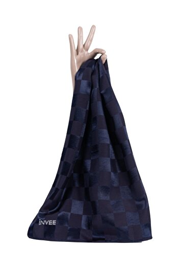 Invee Magnificent Shawl Dark Blue