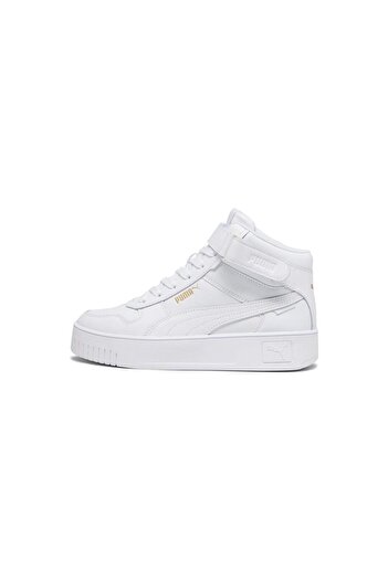 Puma Carina Street Mid 392337 -01 - Uniszex magas szárú sportcipő FEHÉR