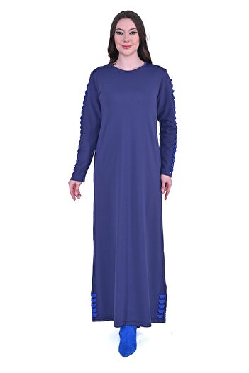 Invee Reflection Knitwear Dress Indigo