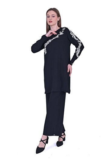 Invee Güldalı Knitwear Tunic Black