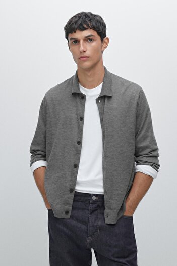 Massimo Dutti %100 kaşmir triko hırka