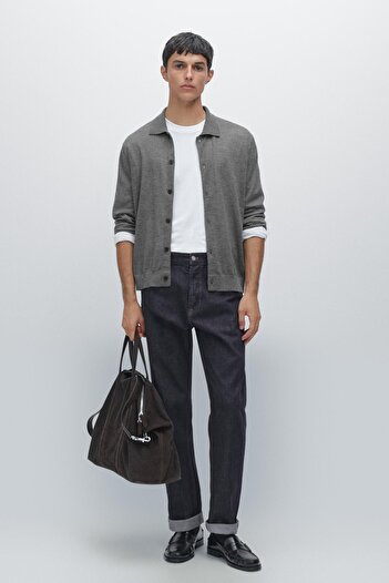 Massimo Dutti %100 kaşmir triko hırka