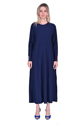 Invee Çubuk Knitwear Tunic Dark Blue