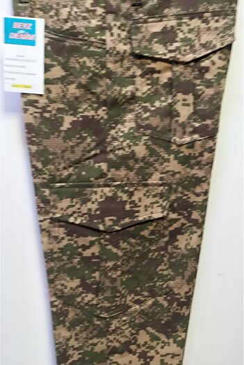 BeyzDenim Kamuflaj Bordolu Kargo Su Itici Çulluk Avcı Ve Yürüyüş Pantolonu