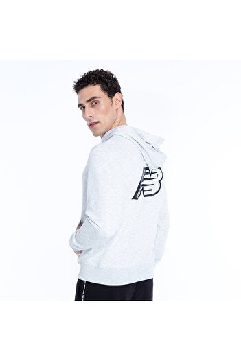 New Balance Mnh1342 Gray Men's Sweatshirt