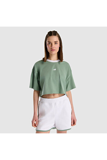 New Balance WNT1515 Πράσινο γυναικείο T-shirt