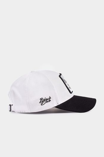 BlackBörk Six Eagles Logo Black-White Baseball Cap
