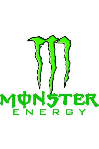fame-stoned Μαύρο φούτερ με κουκούλα Monster Energy Printed Unisex 100% βαμβάκι