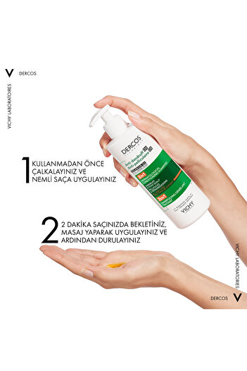 Vichy Dercos Selenium Hyaluronic Acid 2in1 Şampuan 390 ml