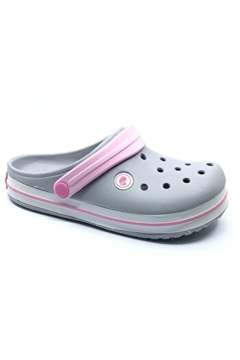 KOCAMANLAR Sabo Doctor and Nurse Slippers Orthopedic Unisex Slippers Gray-Pink
