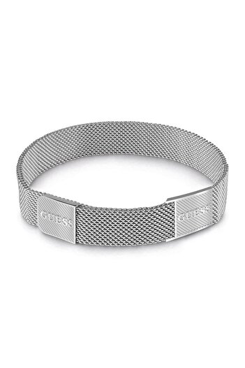 Guess Men's Metallic Gray Bracelet - Jgujumb03027Jwsttu