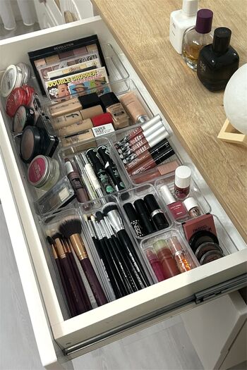 Bayev Leo 12-Piece Modular Set Drawer Organizer Cutlery Jewelry Makeup Organizer Stackable