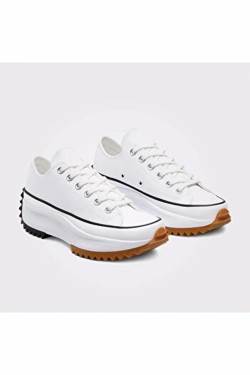 Converse Weiße Run Star Hike Canvas Plateau-Sport- und Freizeitschuhe für Damen 168817C-Weiß