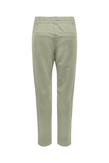 ONLY Women's Green Onlcaro-Poptrash Easy Linen Bl Cc Pnt Pants 15278710-Tea
