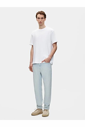 Ltb Basic Loose White T-Shirt