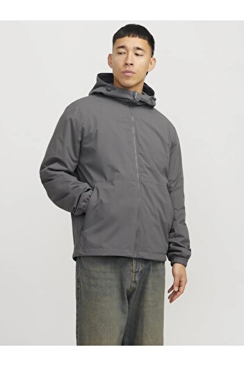 Jack & Jones Чоловіча сіра легка куртка Sn Ceket 12268606-Castlerock