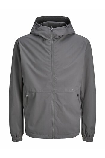 Jack & Jones Чоловіча сіра легка куртка Sn Ceket 12268606-Castlerock