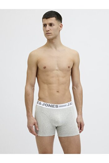 Jack & Jones Sense Trunks 3-pack Noos Erkek Gri Boxer 12081832-05
