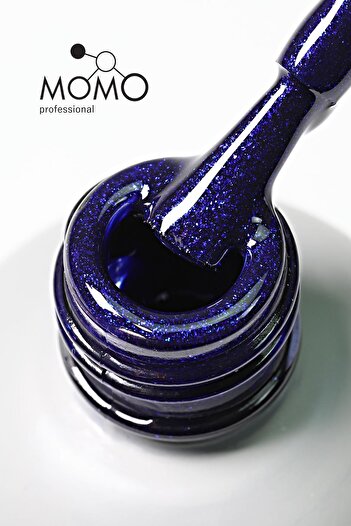 MOMO professional Kalıcı Oje S005, Simli Safir Mavi, 4 ml, TPO- FREE