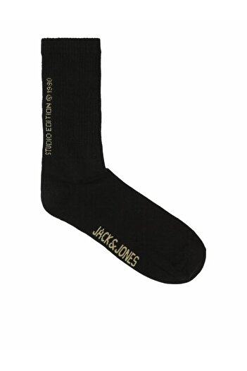 Jack & Jones Мъжки черни тенис чорапи Jacbora 12256197-Черни