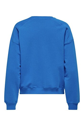 ONLY Women's Blue Onldiana L/S Sporty O-Neck Box Ub Swt Sweatshirt 15320699-Directoire