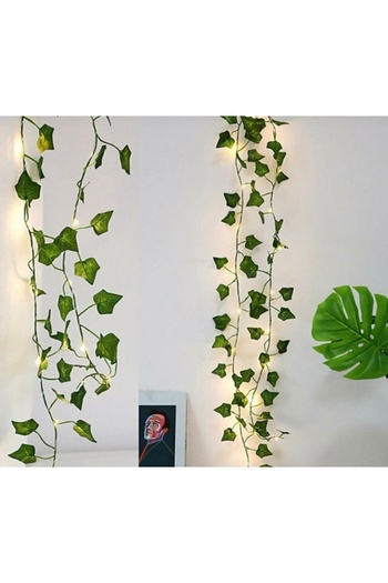 casadilegno Decorative Green Leafy Led Artificial Ivy 230 cm Price Is for 1 Branch