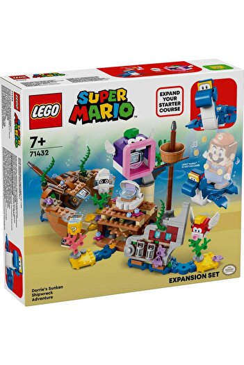 LEGO سوبر ماريو ™   Dorrie's Sunken Ship Adventure - مجموعة مغامرات إضافية 71432 (500 قطعة مجموعة بناء الألعاب)