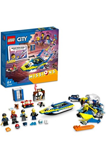 LEGO 60355 المدينة - مهمات مباحث شرطة المياه، 278 قطعة، للأعمار +6