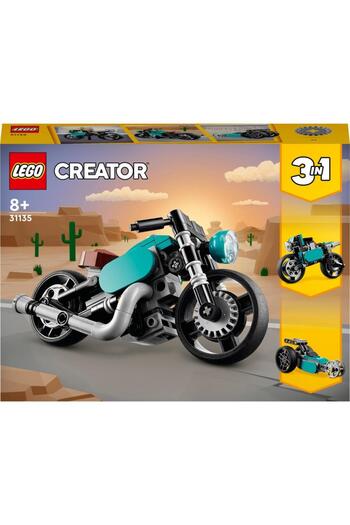 LEGO ® Creator Classic Motorcycle 31135 - Toy Building Set for Children Ages 8 and Up (128 Pieces)