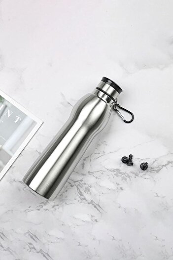 Weather Forecast Steel Black Cover 650 ml Sports Water Bottle (Keep Hot-Cold) Cin345Sy