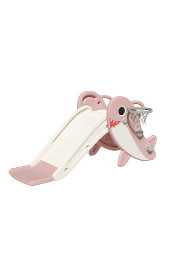 FULLJOY Shark Slide with Basketball, 109*56.5*52 cm